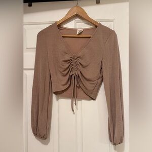 By Together Shimmering Ruched Blouse